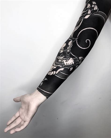 blackwork japanese tattoo|best tattoo ink for blackwork.